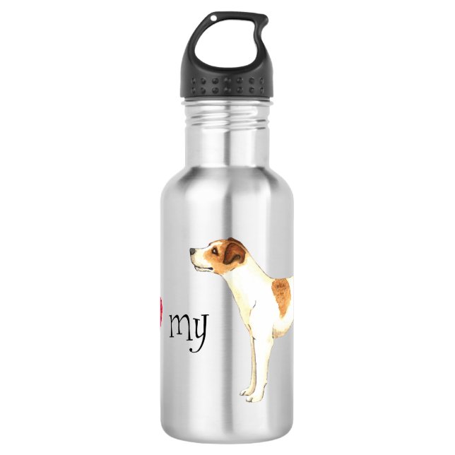 Ich Liebe mein JRT Edelstahlflasche (Vorderseite)