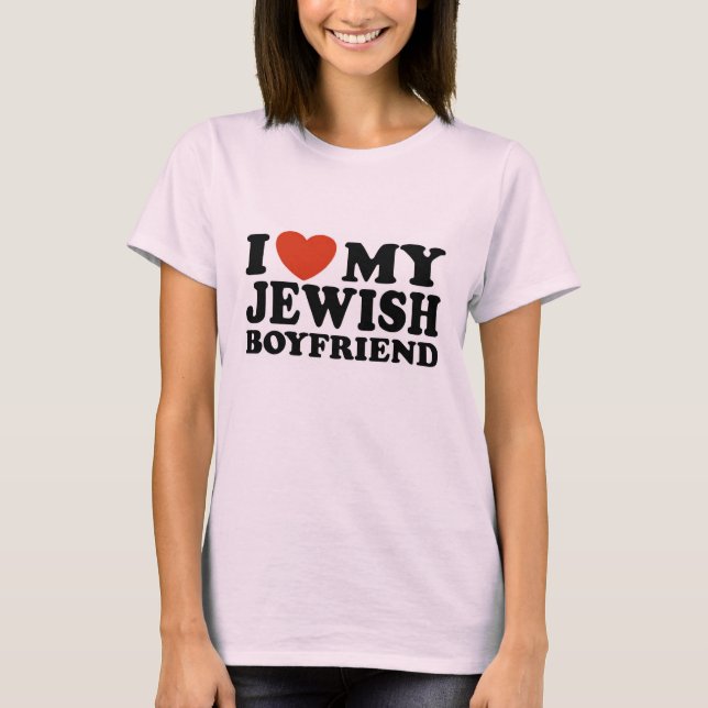 Ich Liebe Mein jüdischer Freund T - Shirt (Vorderseite)