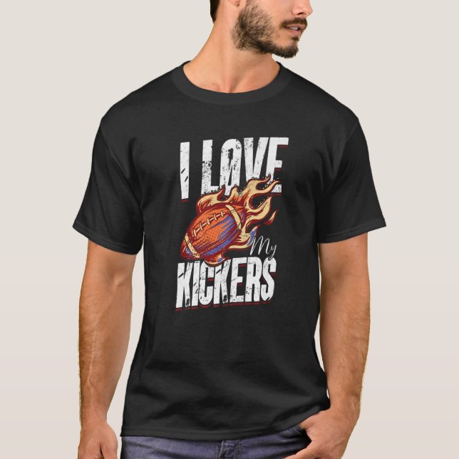 Ich Liebe mein Kickers Fantasy Football T-Shirt (Vorderseite)