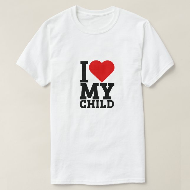 Ich Liebe mein Kind T-Shirt (Design vorne)