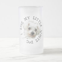Ich Liebe mein kleiner weißer Hund - Maltesisch