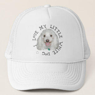 Ich Liebe mein kleiner weißer Hund (Rescue) Truckerkappe