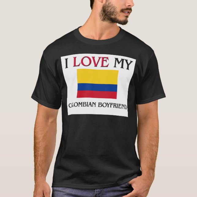Ich Liebe mein kolumbianischer Freund T-Shirt (Vorderseite)