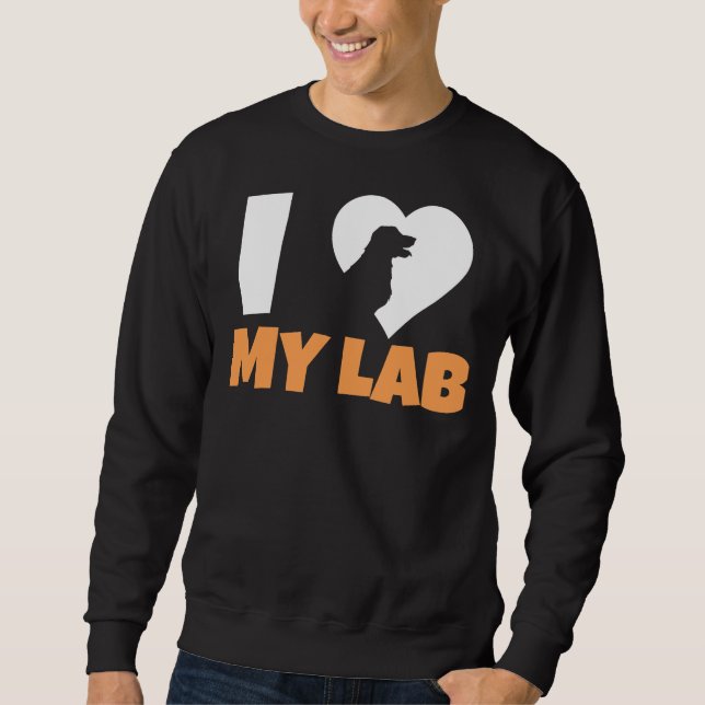 Ich Liebe mein Labrador 211 Sweatshirt (Vorderseite)