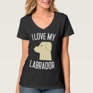 Ich Liebe mein Labrador Hund T-Shirt