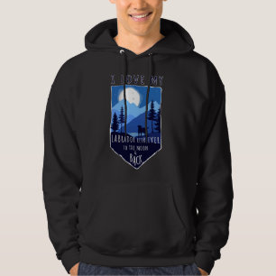 Ich Liebe mein Labrador zurück zum Mond und zurück Hoodie
