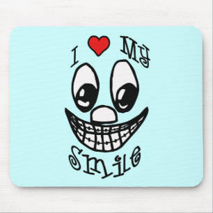 Ich Liebe mein Lächeln Mousepad