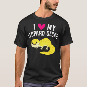 Ich Liebe Mein Leopard Gecko Niedlich Leopard Liza T-Shirt
