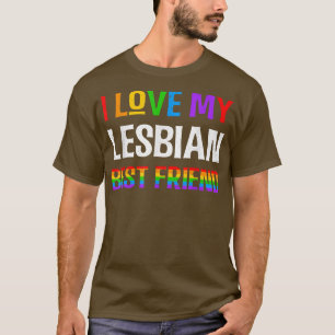 Ich Liebe mein lesbischer bester Freund Rainbow LG T-Shirt