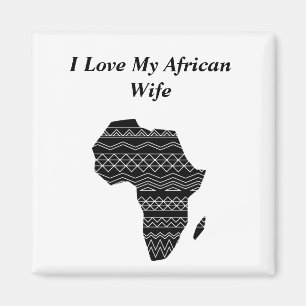 Ich Liebe mein Magnet für afrikanische Ehefrau