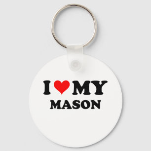 Ich Liebe mein Mason Schlüsselanhänger