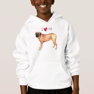 Ich Liebe mein Mastiff Hoodie