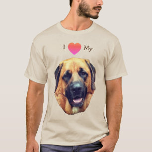 Ich liebe mein Mastiff-Hund T-Shirt