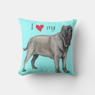 Ich Liebe mein Mastino Kissen