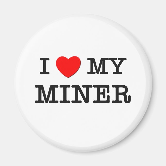 Ich Liebe mein MINDEST Magnet (Vorne)