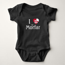 Ich Liebe Mein Morfar (Vater der Mutter) niedliche Baby Strampler