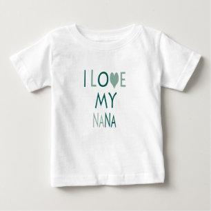 Ich Liebe mein Nana-Kleinkind-T-Shirt Baby T-shirt