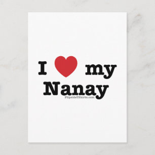 Ich Liebe mein Nanay Postkarte