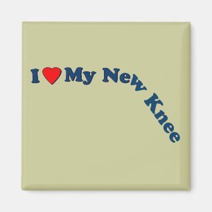 Ich Liebe mein neues Knie Magnet