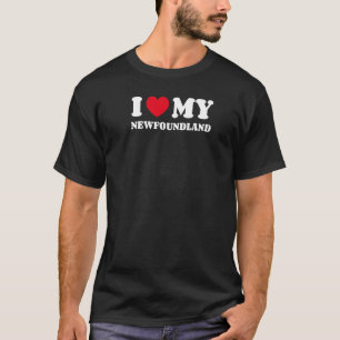 Ich Liebe mein Neufundland T-Shirt