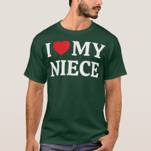 Ich Liebe mein Nichte Ich höre mein Nichte T-Shirt