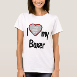 Ich Liebe mein Niedliches Sweet Heart Foto Rahmen T-Shirt
