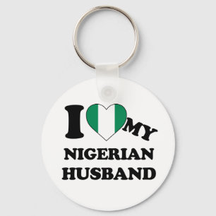 Ich Liebe mein nigerianisches Ehemann Schlüsselanhänger