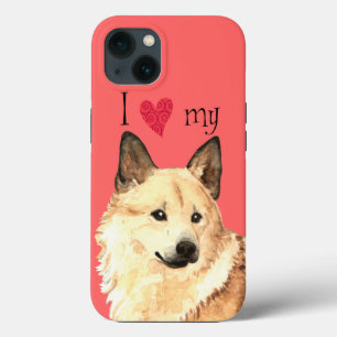 Ich Liebe mein norwegisches Buhund Case-Mate iPhone Hülle