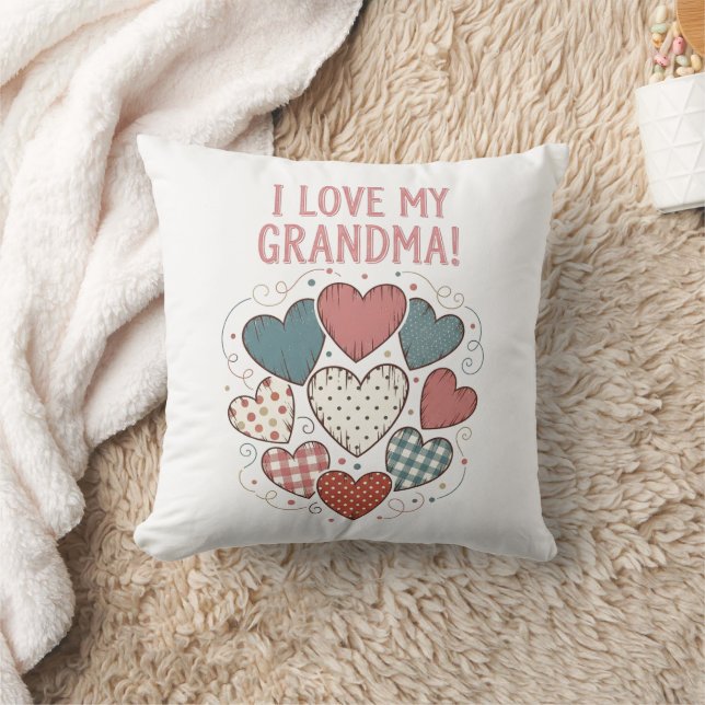 Ich Liebe mein Oma Country Herzdesign Kissen (Decke)
