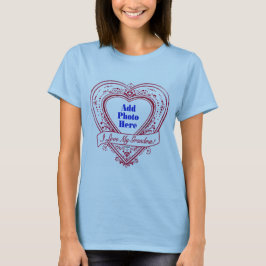 Ich Liebe mein Oma! Foto Red Hearts T-Shirt