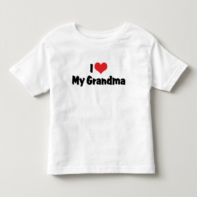 Ich Liebe mein Oma T - Shirt (Vorderseite)