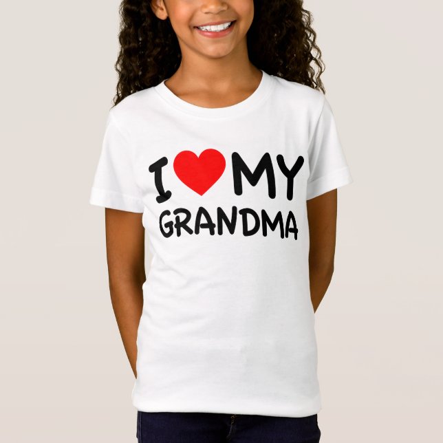Ich Liebe mein Oma T-Shirt (Vorderseite)