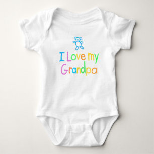 Ich Liebe mein Opa Baby Strampler