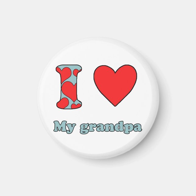 Ich Liebe mein Opa Magnet (Vorne)