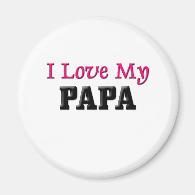 Ich Liebe Mein Papa Magnet (Vorne)