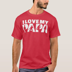 Ich Liebe mein Pappa Feuerwehrmann Vater Fireman F T-Shirt
