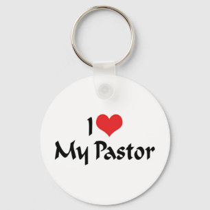 Ich Liebe mein Pastor Schlüsselanhänger