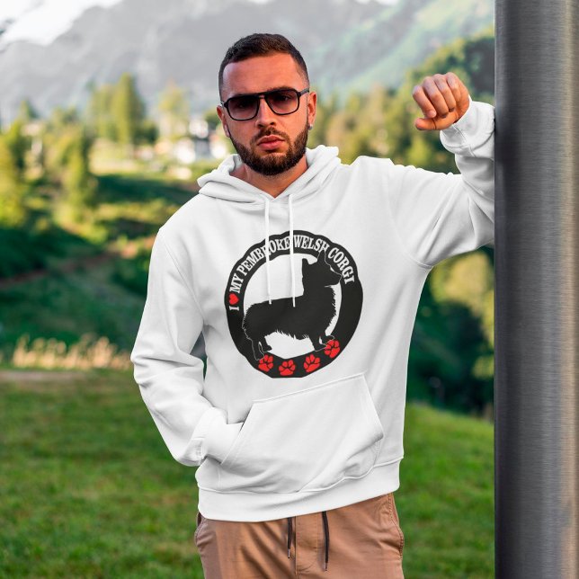 Ich Liebe mein Pembroke Welsh Corgi Hoodie (Von Creator hochgeladen)