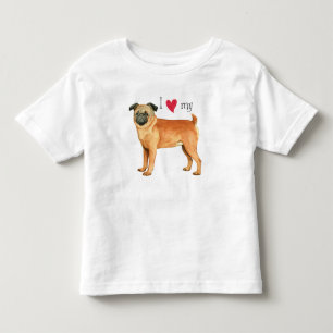 Ich Liebe mein Petit Brabancon Kleinkind T-shirt