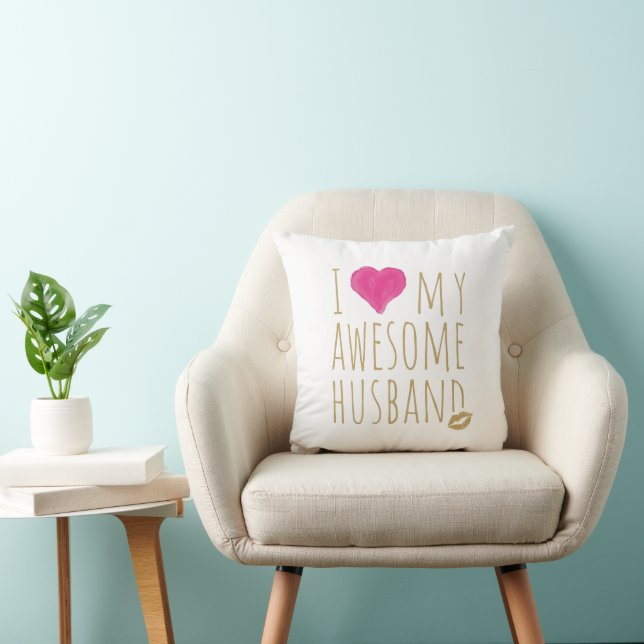 Ich Liebe mein Phantastisches Ehemännchen Hochzeit Kissen (Stuhl )