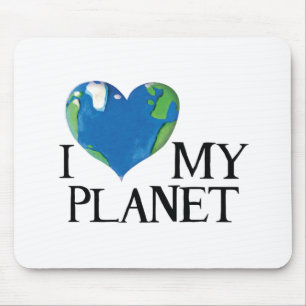 Ich liebe mein Planeten-Mauspad Mousepad