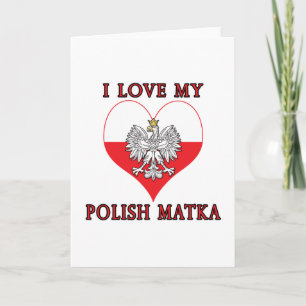 Ich Liebe Mein Polnischer Matka Karte