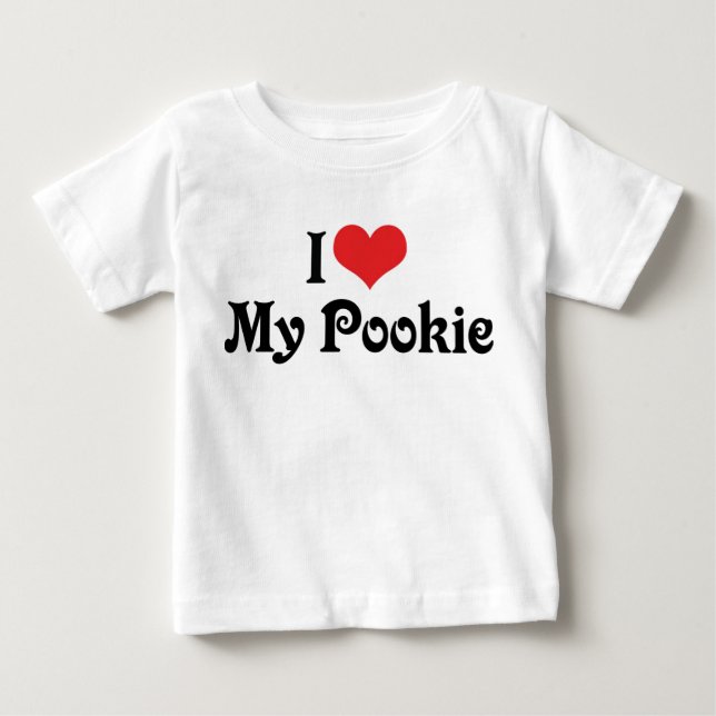 Ich Liebe mein Pookie Baby T-shirt (Vorderseite)