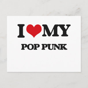 Ich Liebe mein POP PUNKT Postkarte