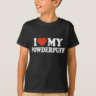 Ich Liebe mein Powderpuff, chinesischer Hund von L T-Shirt
