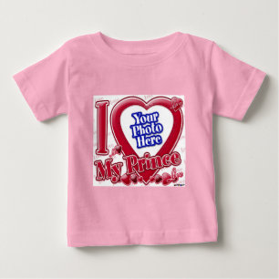 Ich Liebe mein Prinzenherz - Foto Baby T-shirt