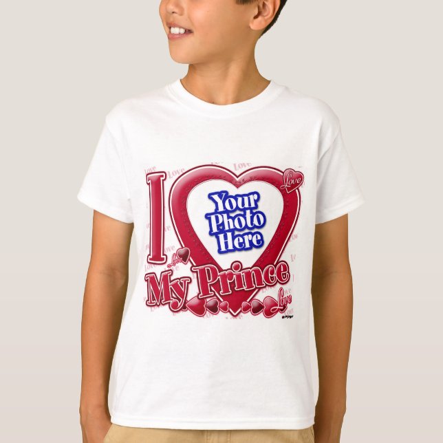 Ich Liebe mein Prinzenherz - Foto T-Shirt (Vorderseite)