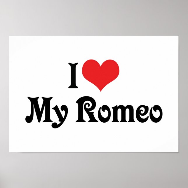 Ich Liebe mein Romeo Poster (Vorne)