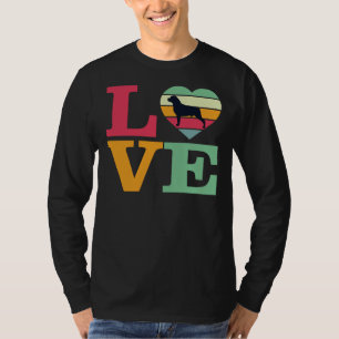 Ich Liebe mein Rottweiler Rottweiler Besitzer Hund T-Shirt