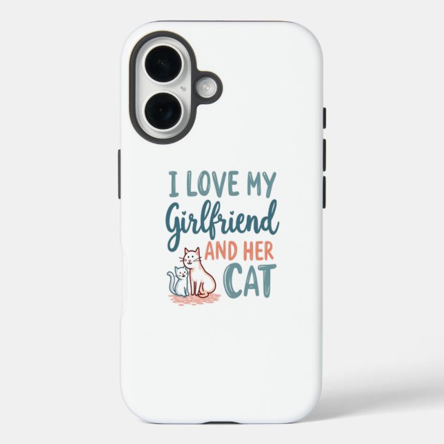 Ich Liebe mein Sassy Girlfriend Handy Case Design (Rückseite)